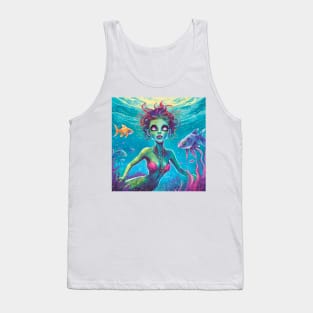 Mermaid Under Water Tank Top